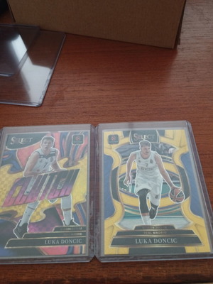 Panini Luka Doncic clutch /10 and gold glitter SSP cards bundle