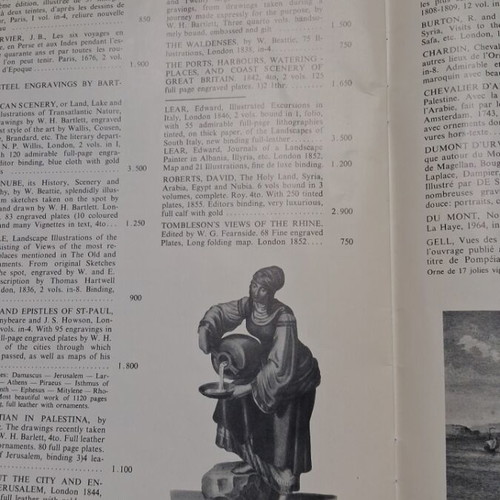 Antiquarian catalogue used with old maps and philhellenic lithographs