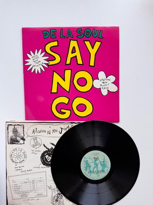 De La Soul Say No Go 12" Maxi Single μεταχειρισμένο, Αμερικανική έκδοση 1989, pop