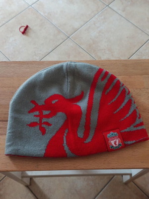 Liverpool FC beanie like new, authentic double-sided
