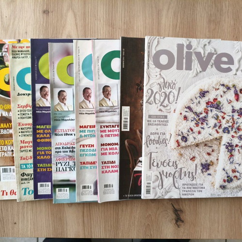 Olive magazine used, 9 issues