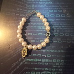 Handmade bracelet with evil eye new