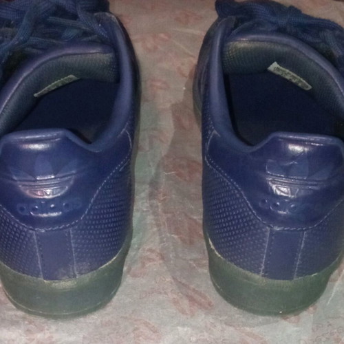Adidas Superstar athletic shoes like new, size 40, blue unisex