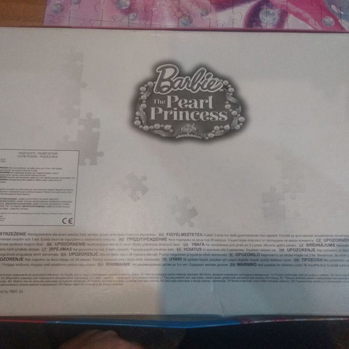 Barbie puzzle used 260 pieces