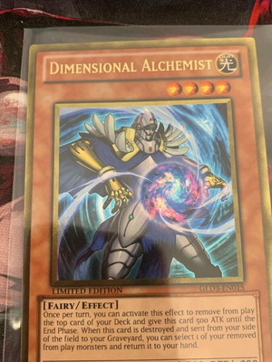 Dimensional Alchemist Gold Rare Yu-Gi-Oh Card New