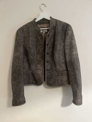Spieth & Wensky leather jacket XL 42 like new, gray brown