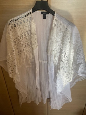 Mi-Ro white pareo like new, one size