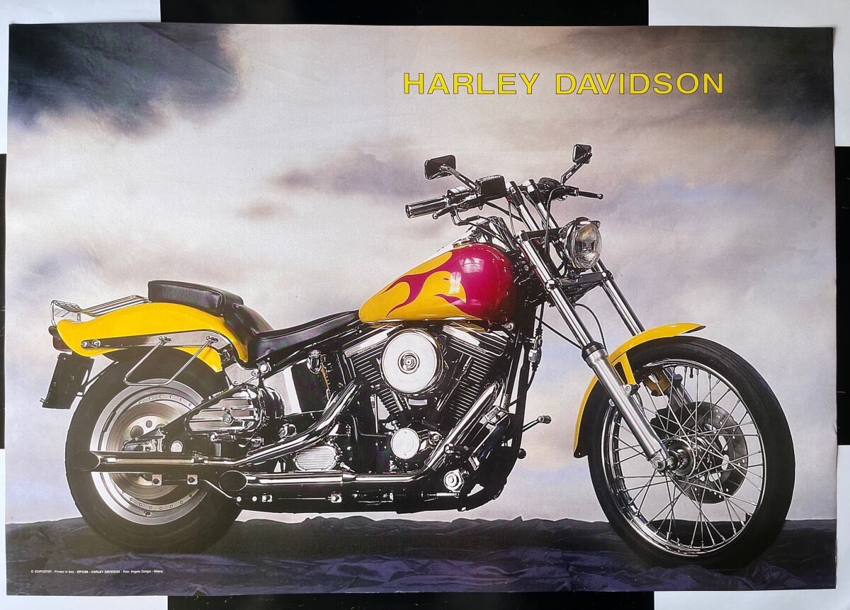 Harley Davidson Vintage Poster 100x68… - € 130,00 - Vendora.cy