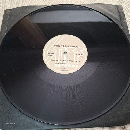 Ian & The Blockheads Hit Me With Your Rhythm Stick 12' βινύλιο