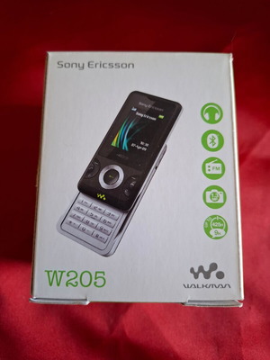 Sony Ericsson W205 Walkman used, black, without charger and battery