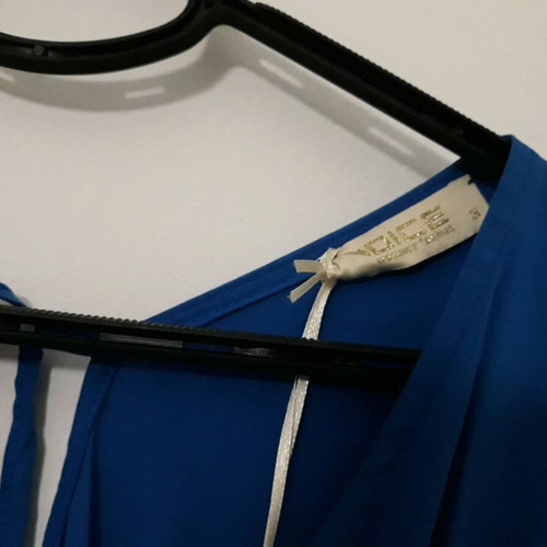 Plus Size φόρεμα μπλέ γυναικείο XXL καινούργιο, μακρύ με λάστιχο στη μέση