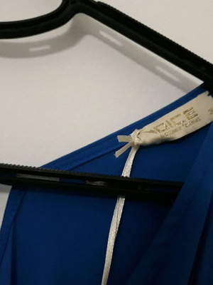 Plus Size φόρεμα μπλέ γυναικείο XXL καινούργιο, μακρύ με λάστιχο στη μέση