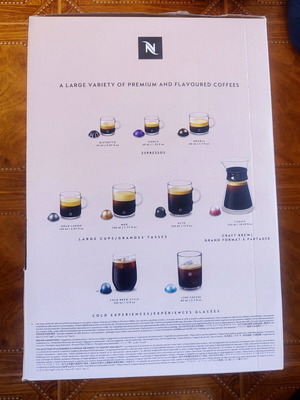 Nespresso Μηχανή Καφέ Vertuo Next Premium Brown Καινούργια