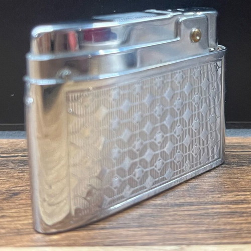 Silver Match lighter used, vintage 1960–1970, collectible