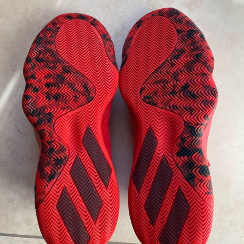 Adidas Performance D.O.N. ISSUE 1 athletic shoes like new, red and gold