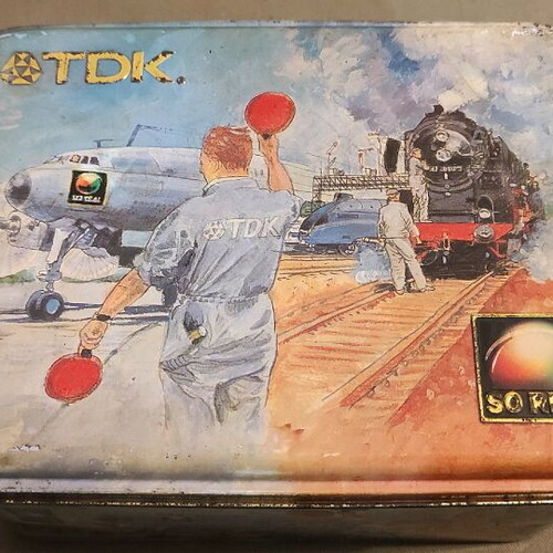 Metal TDK box used