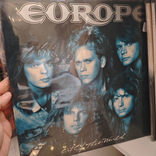 Europe Out Of This World LP 1988 used, metal with insert