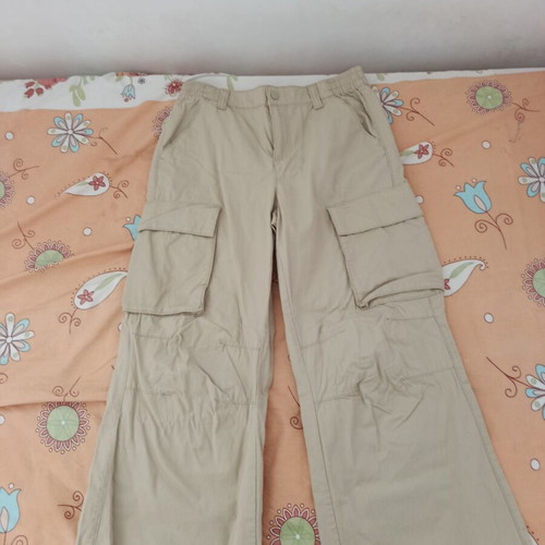 Cargo pants women's beige and brown like new, size XXS 32