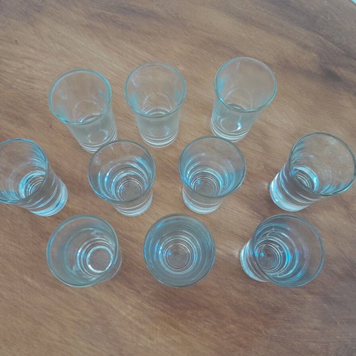 Shot glasses 10 pieces new and flawless