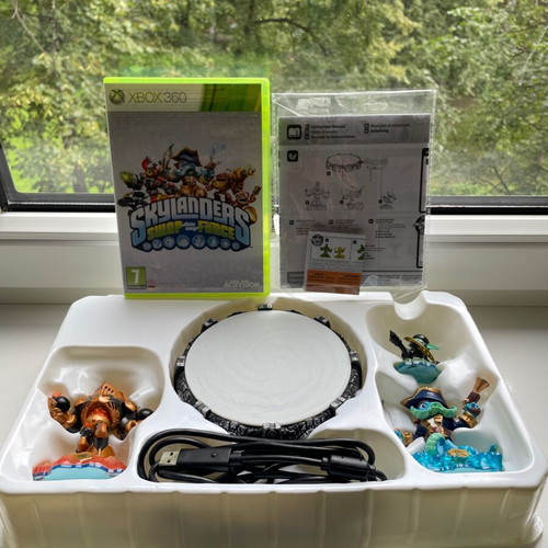 Xbox 360 Skylanders Swap Force Starter Pack used with 3 figures and game