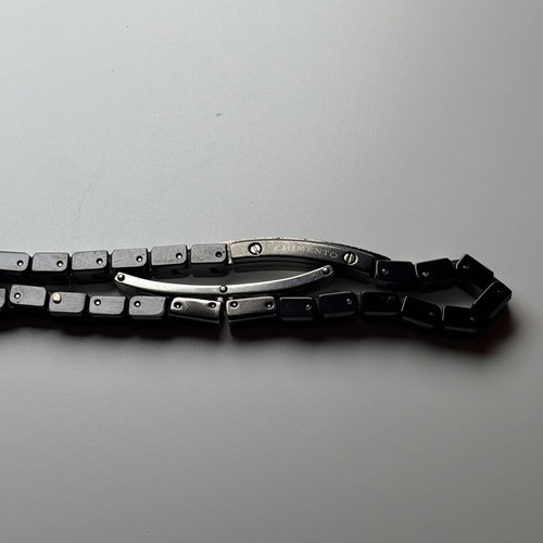 Chimento men's bracelet, black, luxury