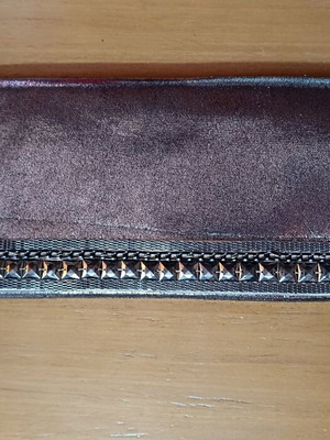 Makgio copper evening clutch bag new, gold color
