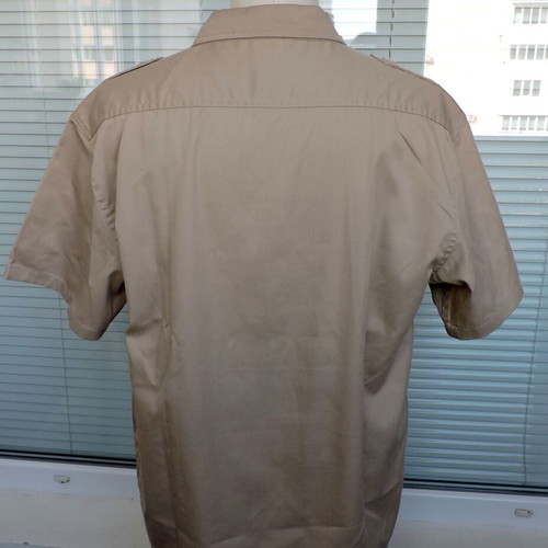 Brandit Individual Wear Men's Beige Short Sleeve Shirt XL like new