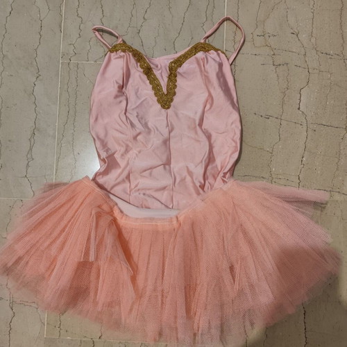Ballerina dance costume used with lycra bodysuit and tutu skirt