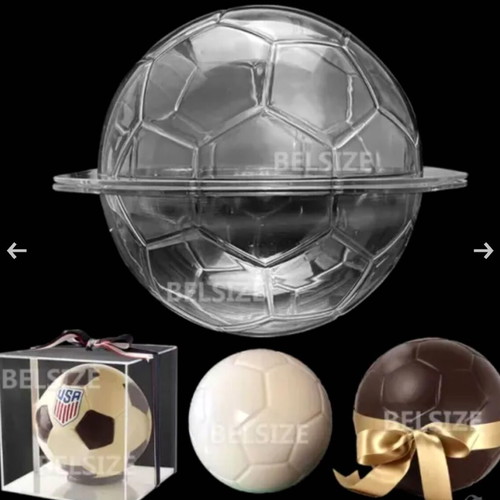 Football Ball Mold like new, 2 parts, 18cm size