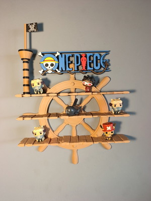One Piece 3D стойка за дисплей, за маса и стена