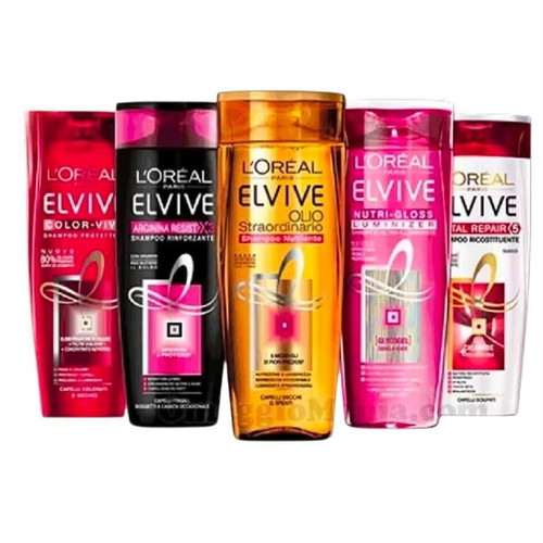 Elvive shampoo hair care new, pack of 3×400ml