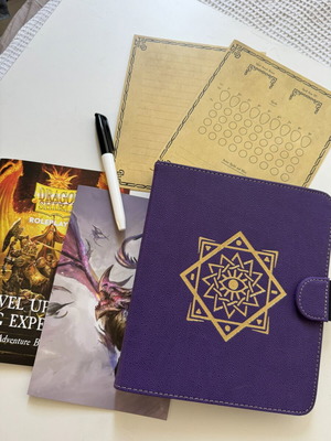 Spell Codex Binder for DnD spell or TCG, like new