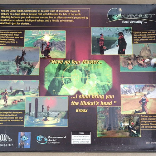Outcast PC CD-ROM Big Box like new
