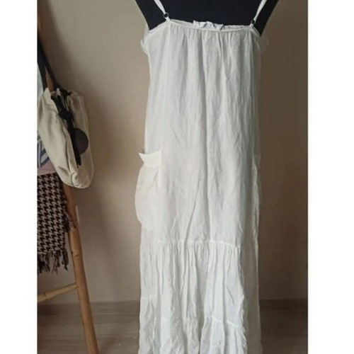 Kaos airy dress medium white like new