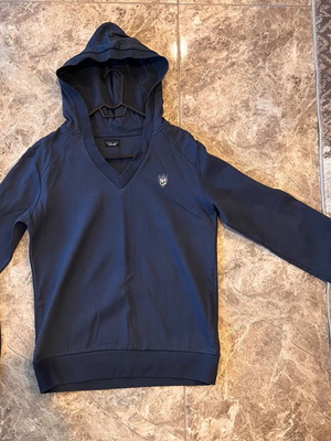 Zara Man Hoodie με V-λαιμόκοψη και κεντημένο έμβλημα XL σαν καινούργιο