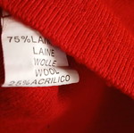Vintage embroidered red women's vest, like new