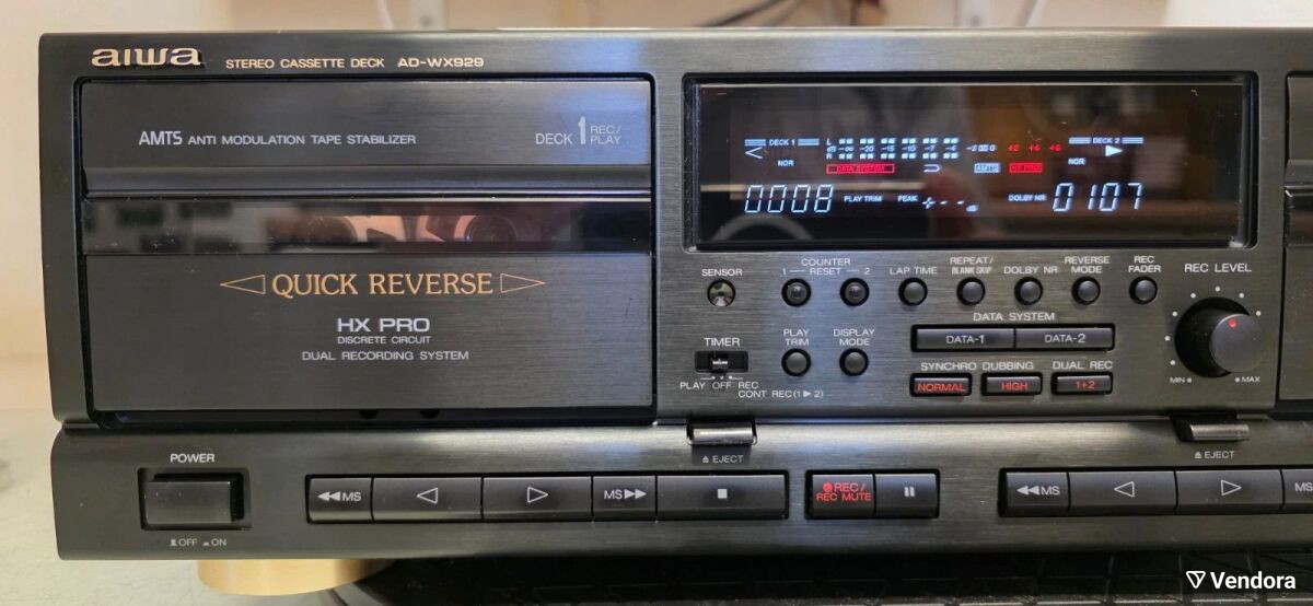 AIWA CS-P500 REGISTRATORE a cassette radio stereo difettoso EUR 11,14
