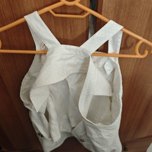 VS short white cotton dress 5XL like new