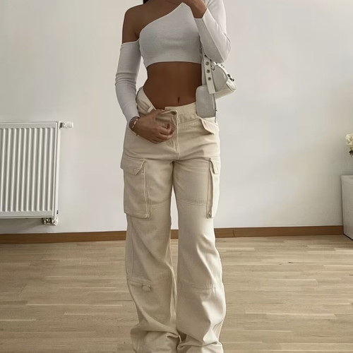 Beige jeans new, size M 38 10