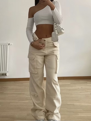 Beige jeans new, size M 38 10