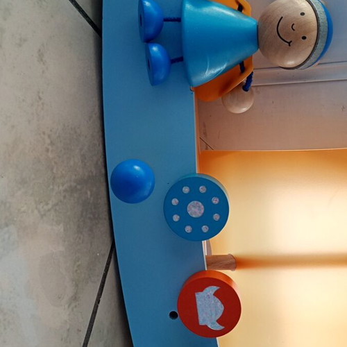 Viking children's hanger like new, wooden for kids' room
