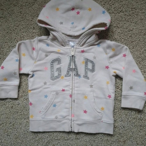 GAP jacket like new, for 2 years old, white multicolor