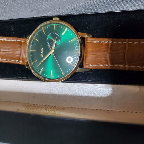 Gant watch used brown and green