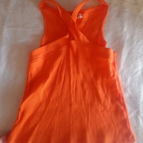 Girls' set new, size 11-12, orange