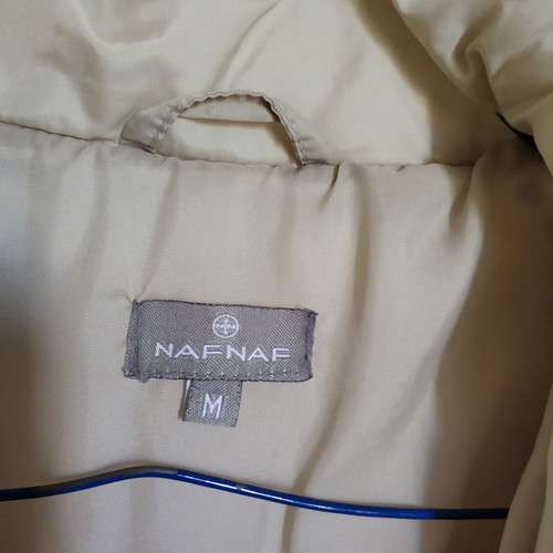 Nef-Nef women's puffer jacket used, ecru, size M
