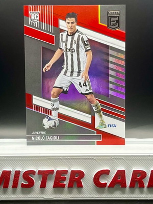 Panini Donruss Elite Fifa Nicolò Fagioli RC red parallel #212 Juventus card used