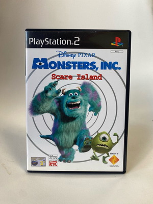 Monsters INC Scare Island PlayStation 2 PS2 σαν καινούργιο, πλήρες, αγγλικό