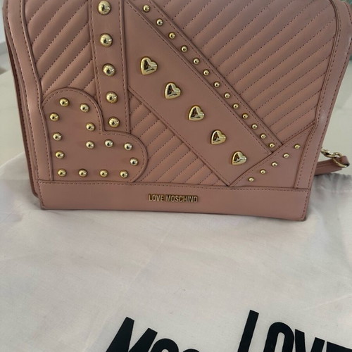 Love Moschino bag used pink crossbody