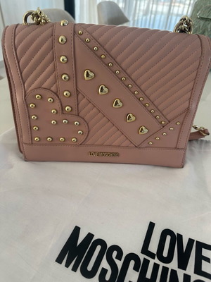 Love Moschino bag used pink crossbody