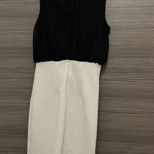 Formal dress, black and white, size XS